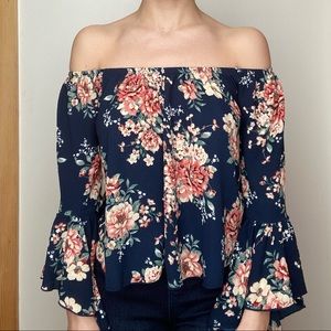 (NW) Boho Floral Blouse